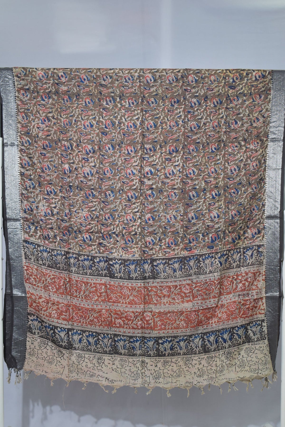 Kalamkari Silk Dupatta KSD73