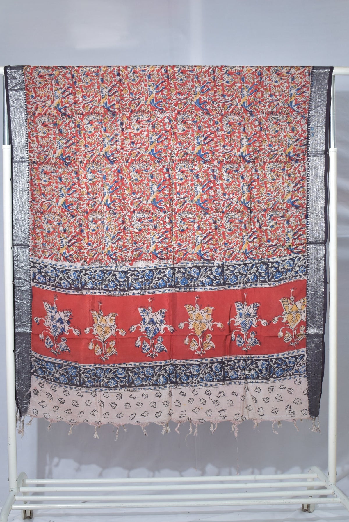 Kalamkari Silk Dupatta KSD75