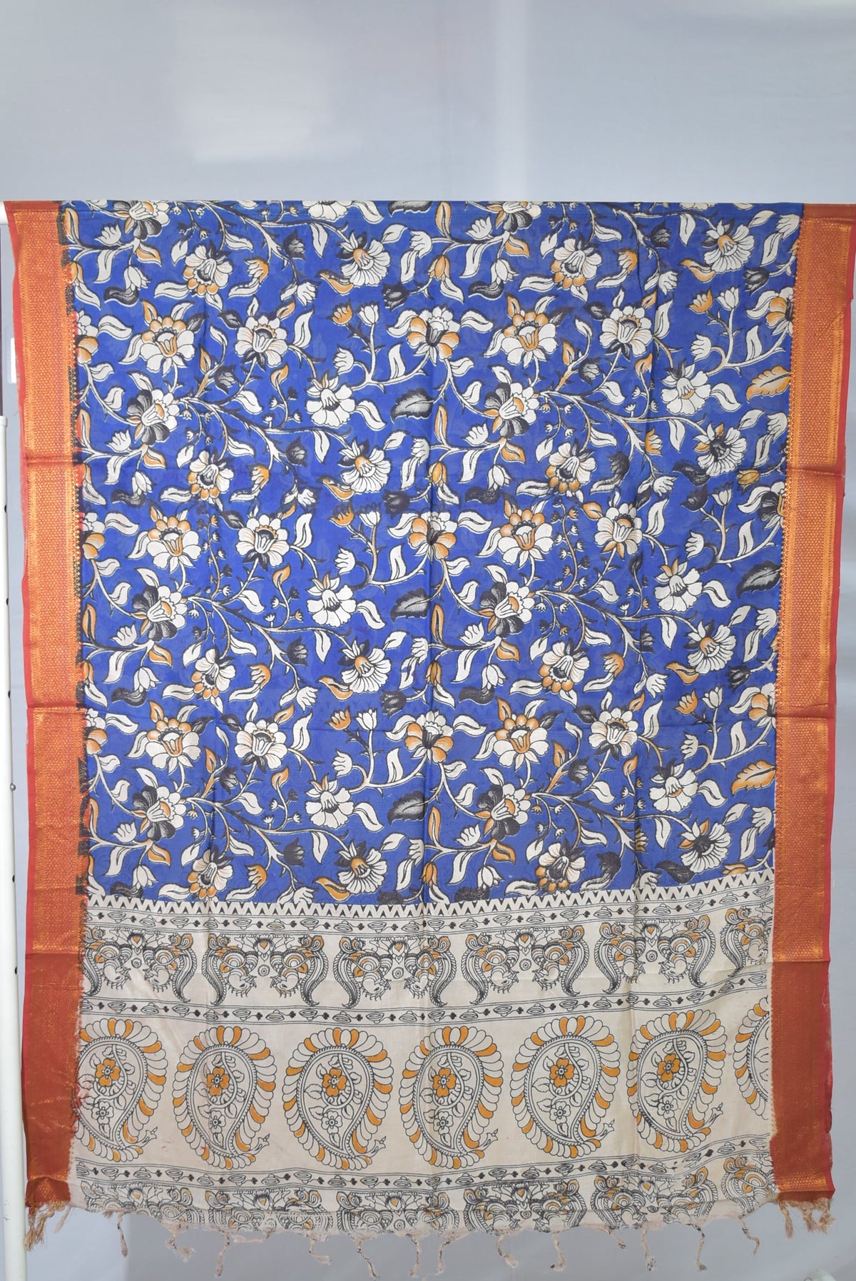 Kalamkari Silk Dupatta KSD70
