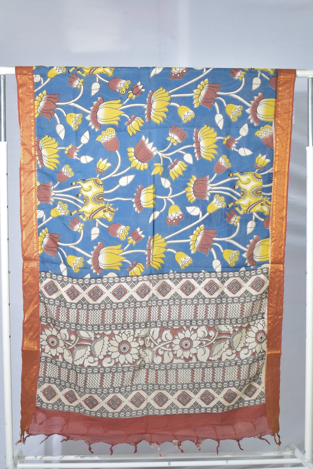 Kalamkari Silk Dupatta KSD68