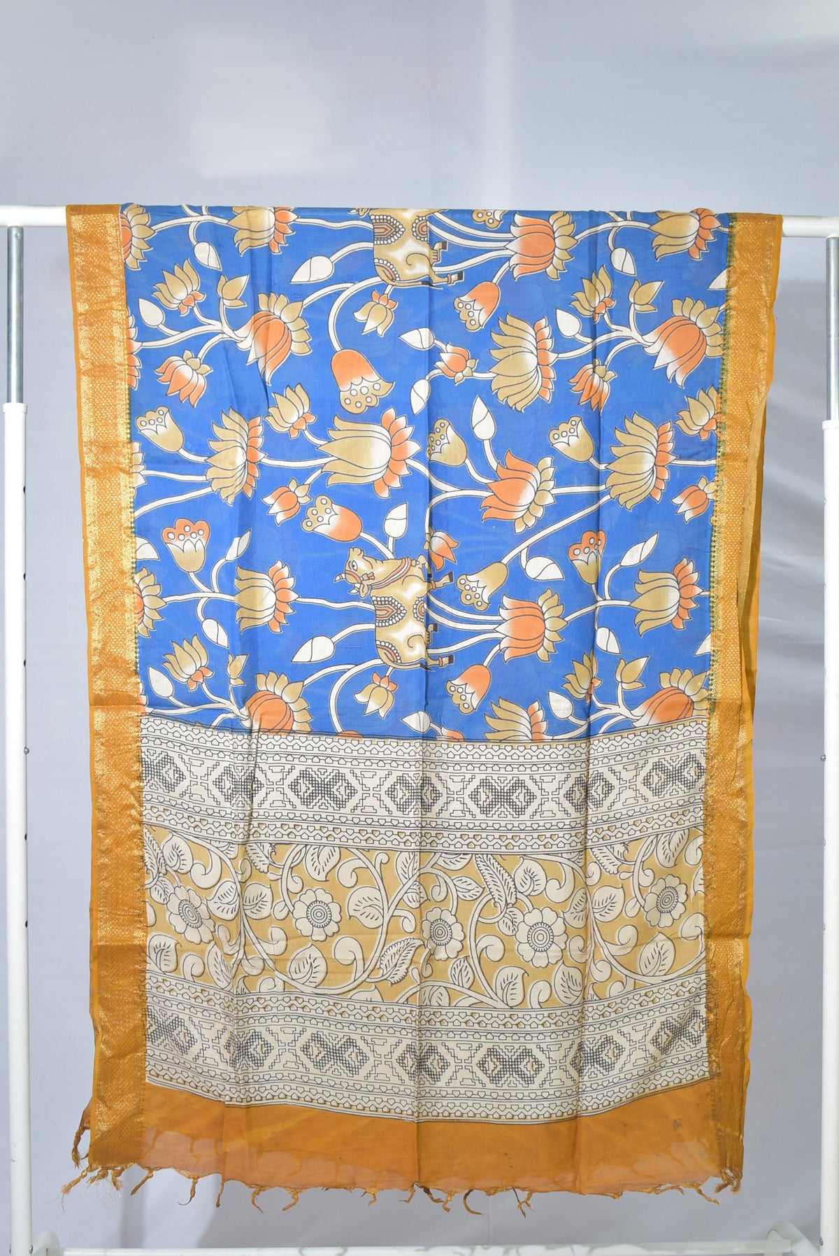 Kalamkari Silk Dupatta KSD67