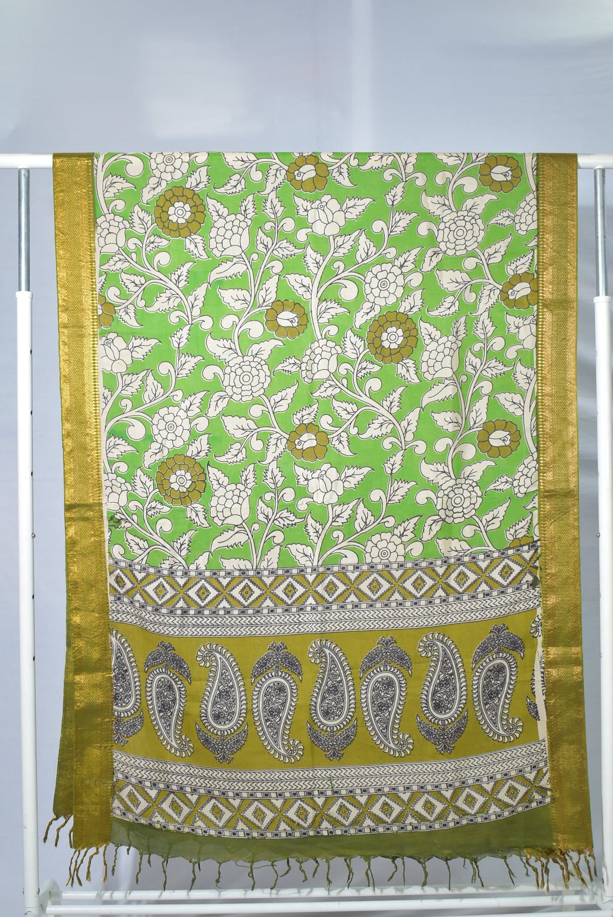 Kalamkari Silk Dupatta KSD63
