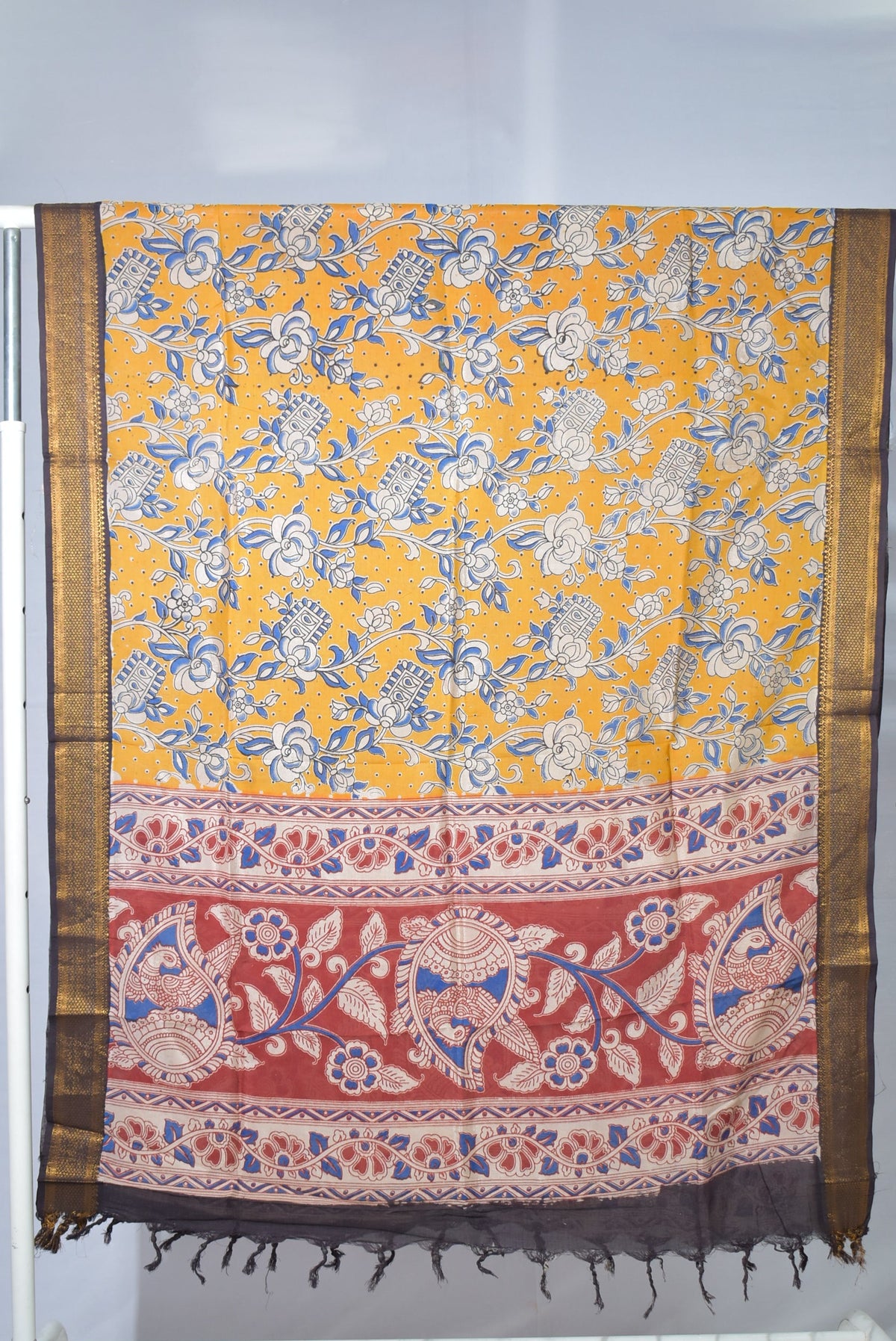 Kalamkari Silk Dupatta KSD62