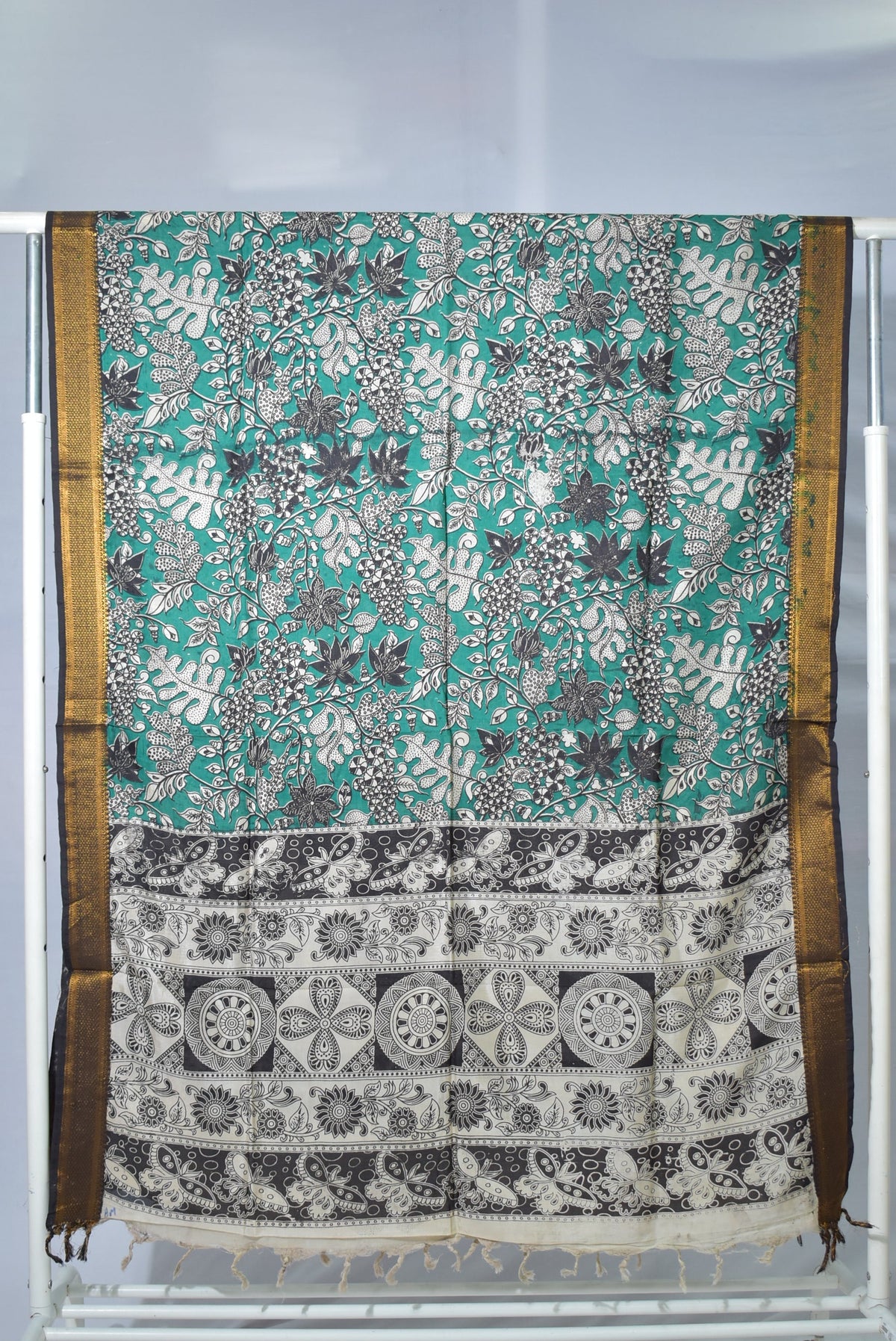 Kalamkari Silk Dupatta KSD60
