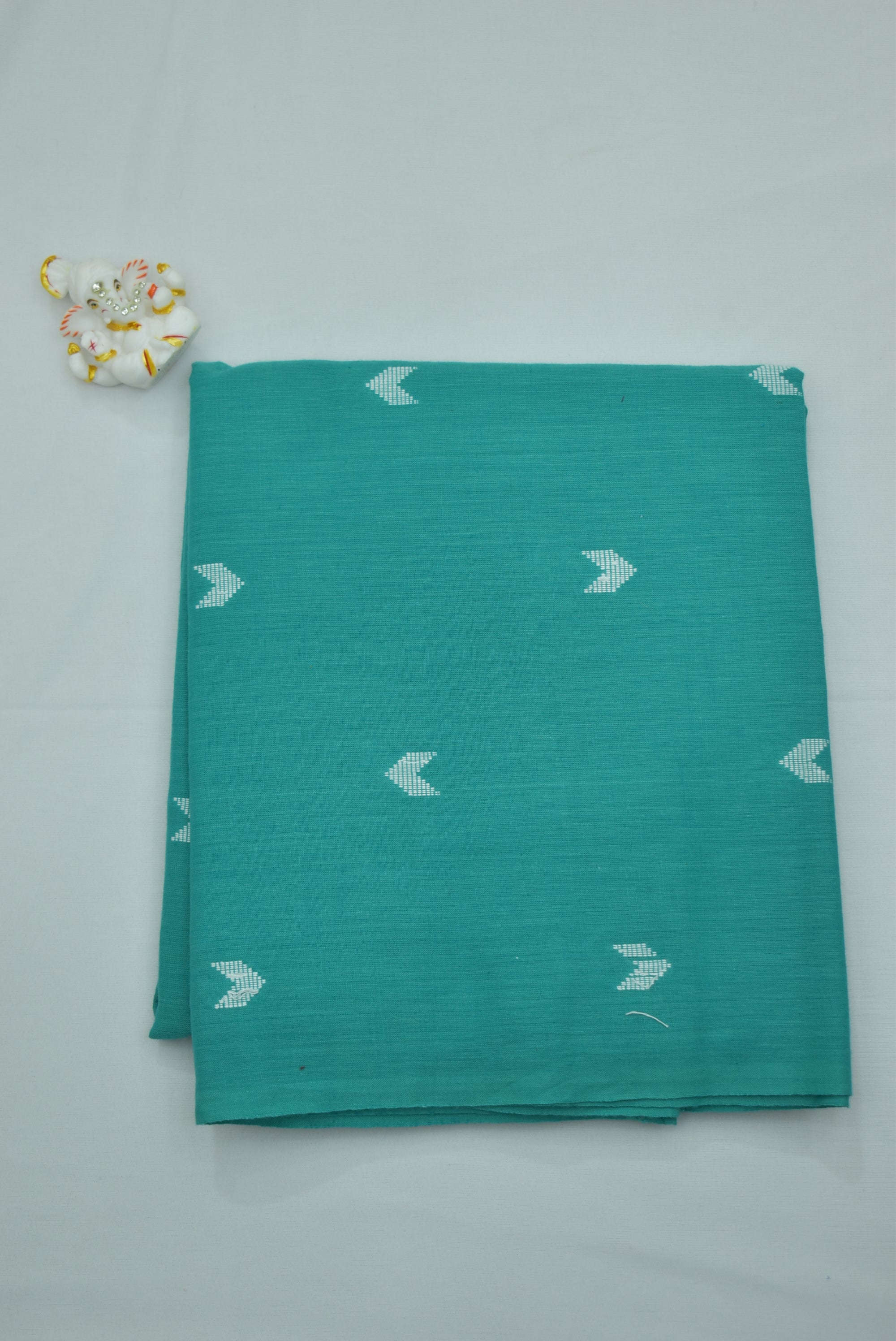 Teal Blue Cotton Fabric