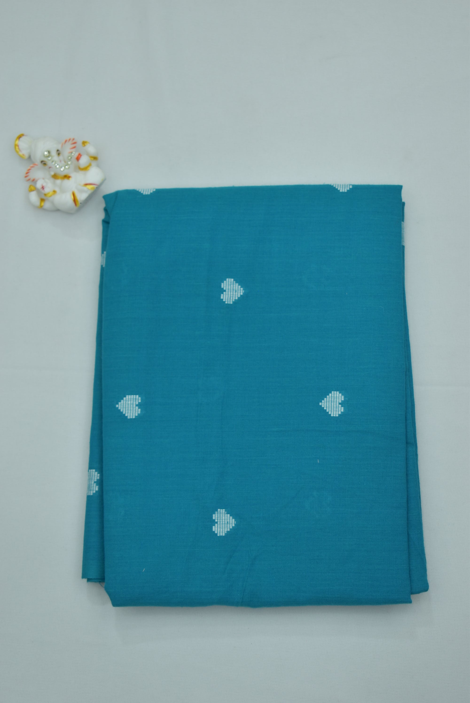Teal Blue Cotton Fabric