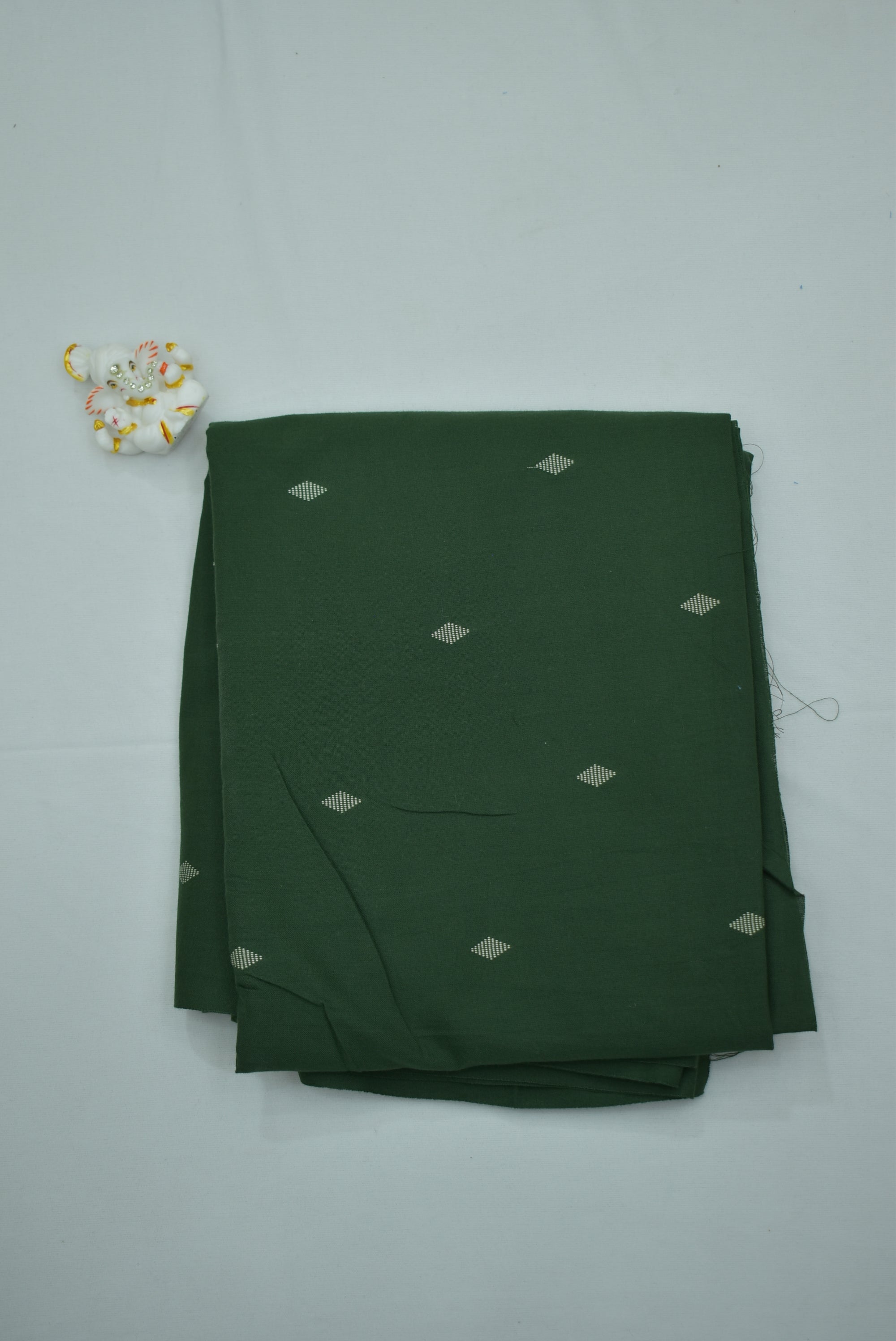 Bottle Green Cotton Fabric