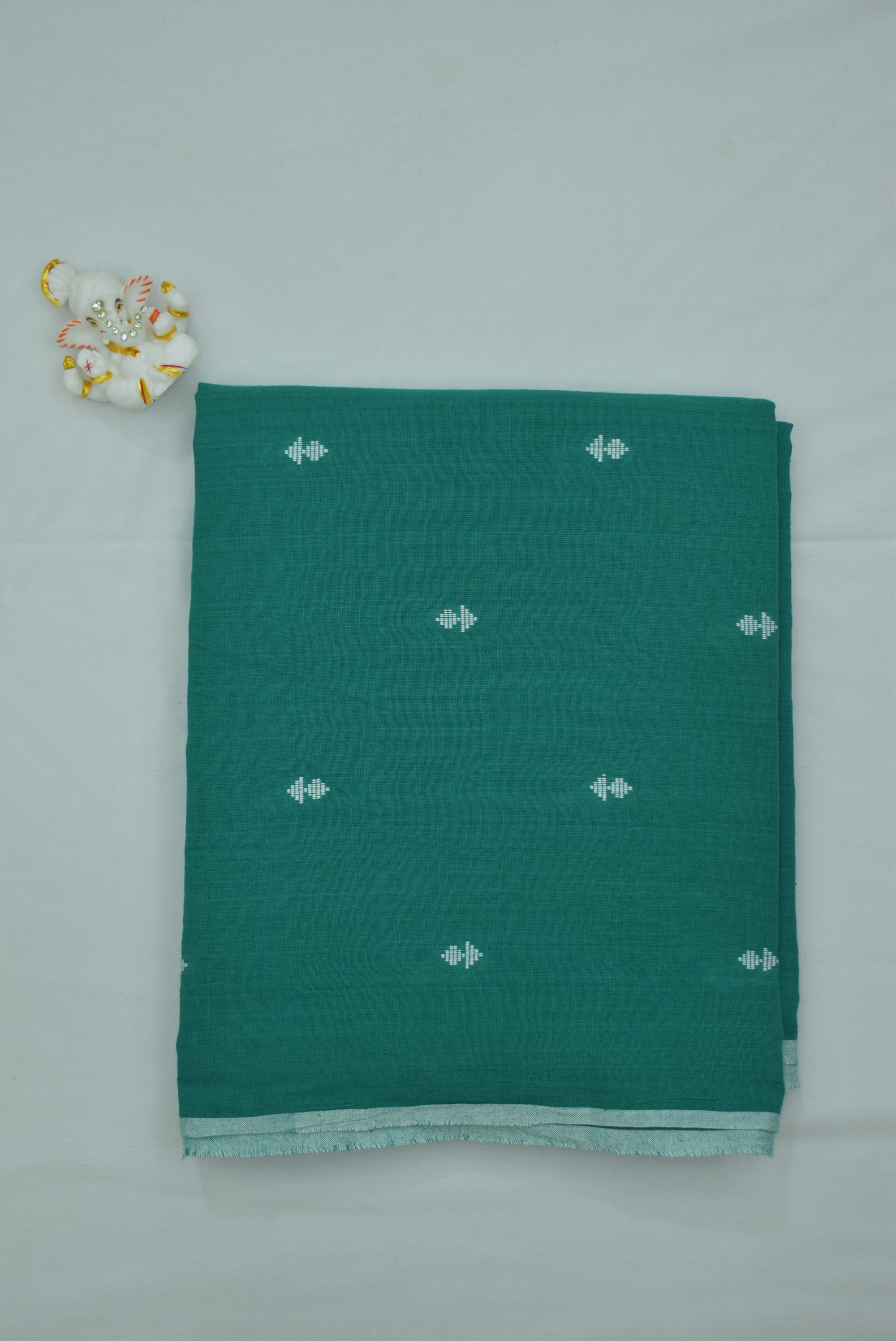 Teal Blue Cotton Fabric