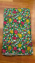 Green Kalamkari Fabric