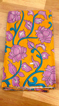 Mustard Kalamkari Fabric