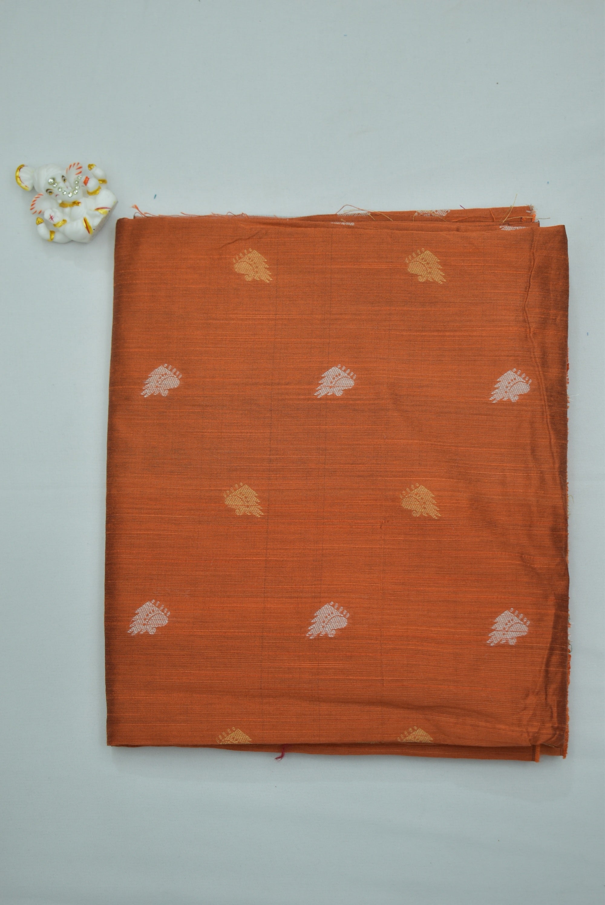 Orange Silk Fabric