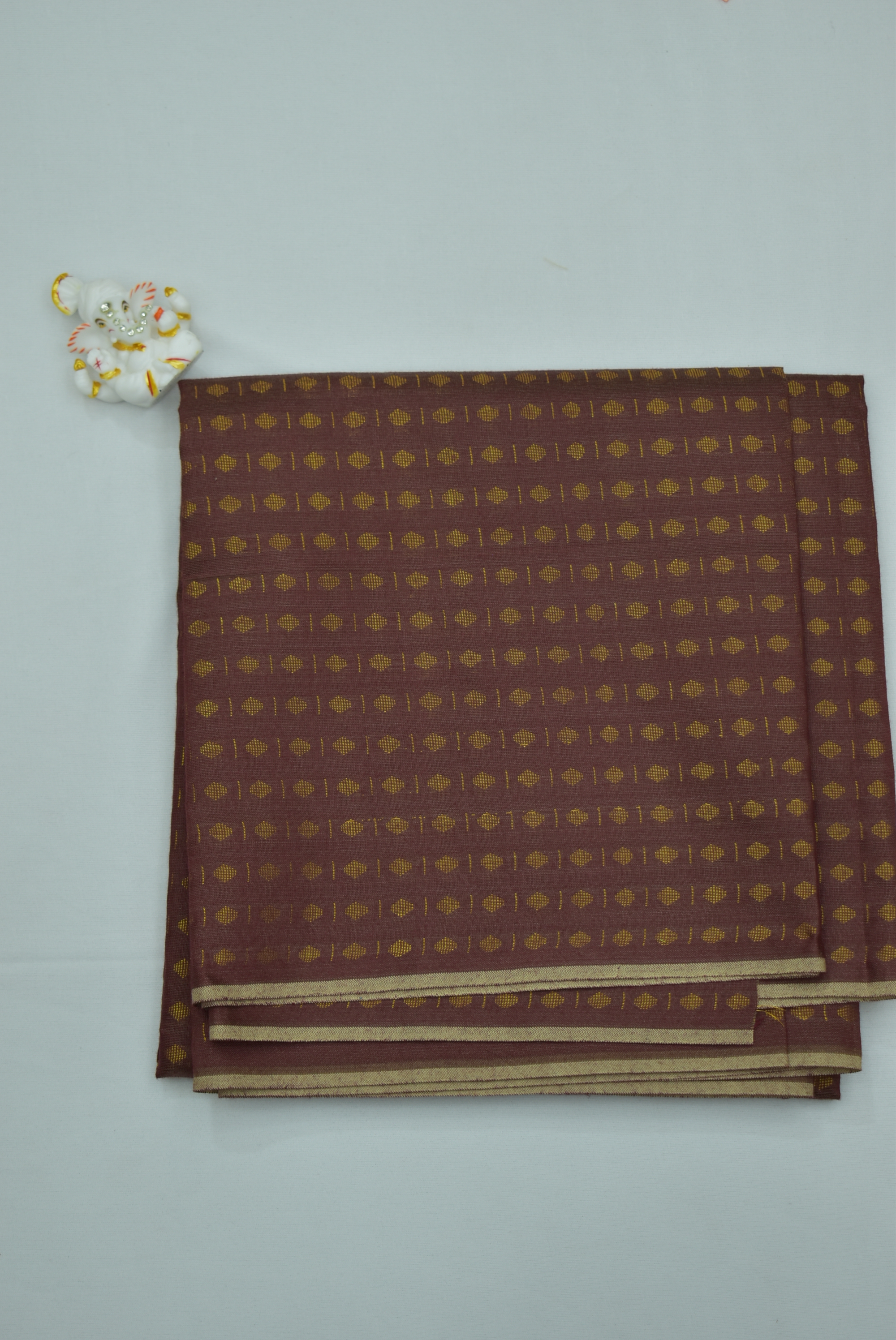 Brown Silk Fabric