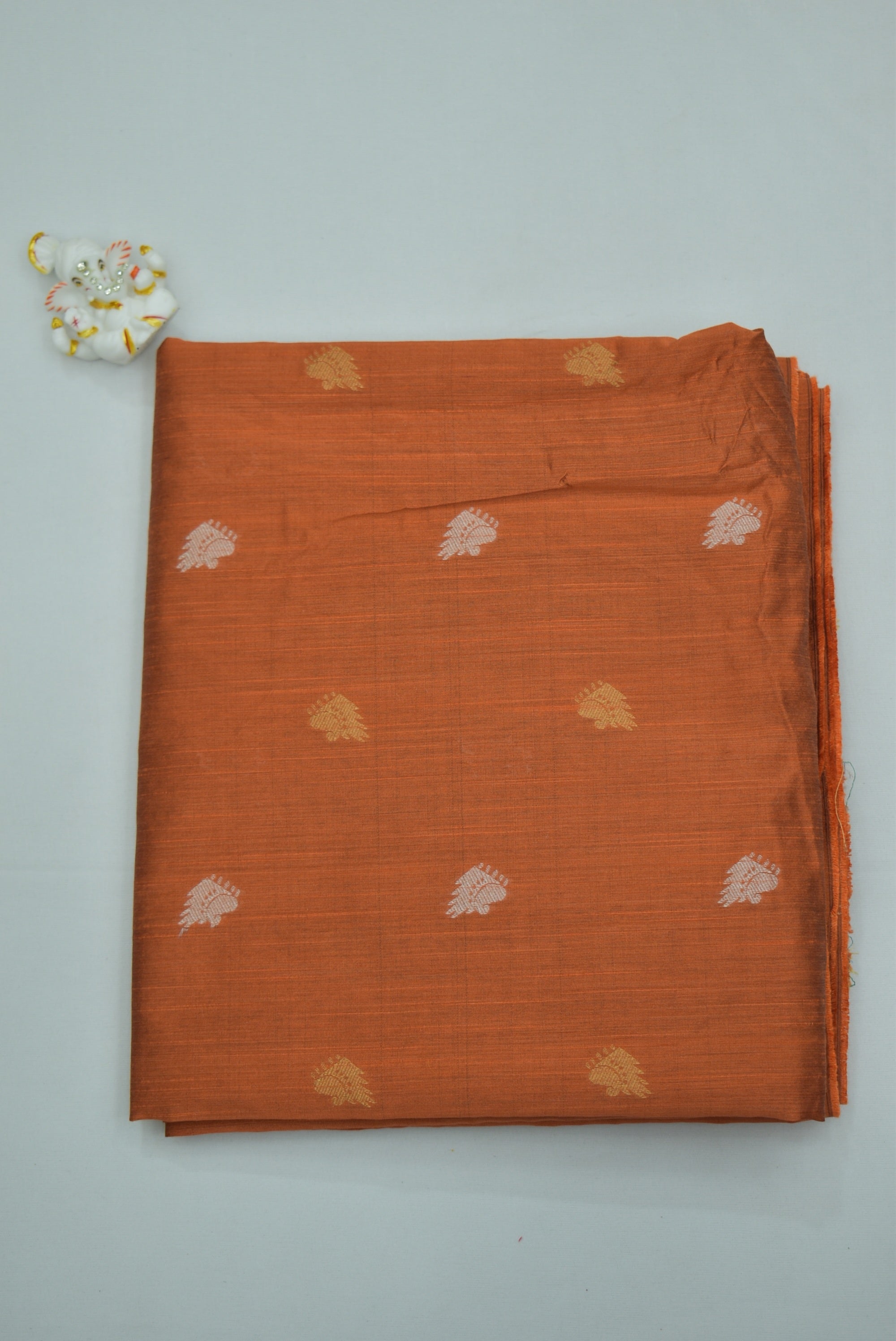 Orange Silk Fabric