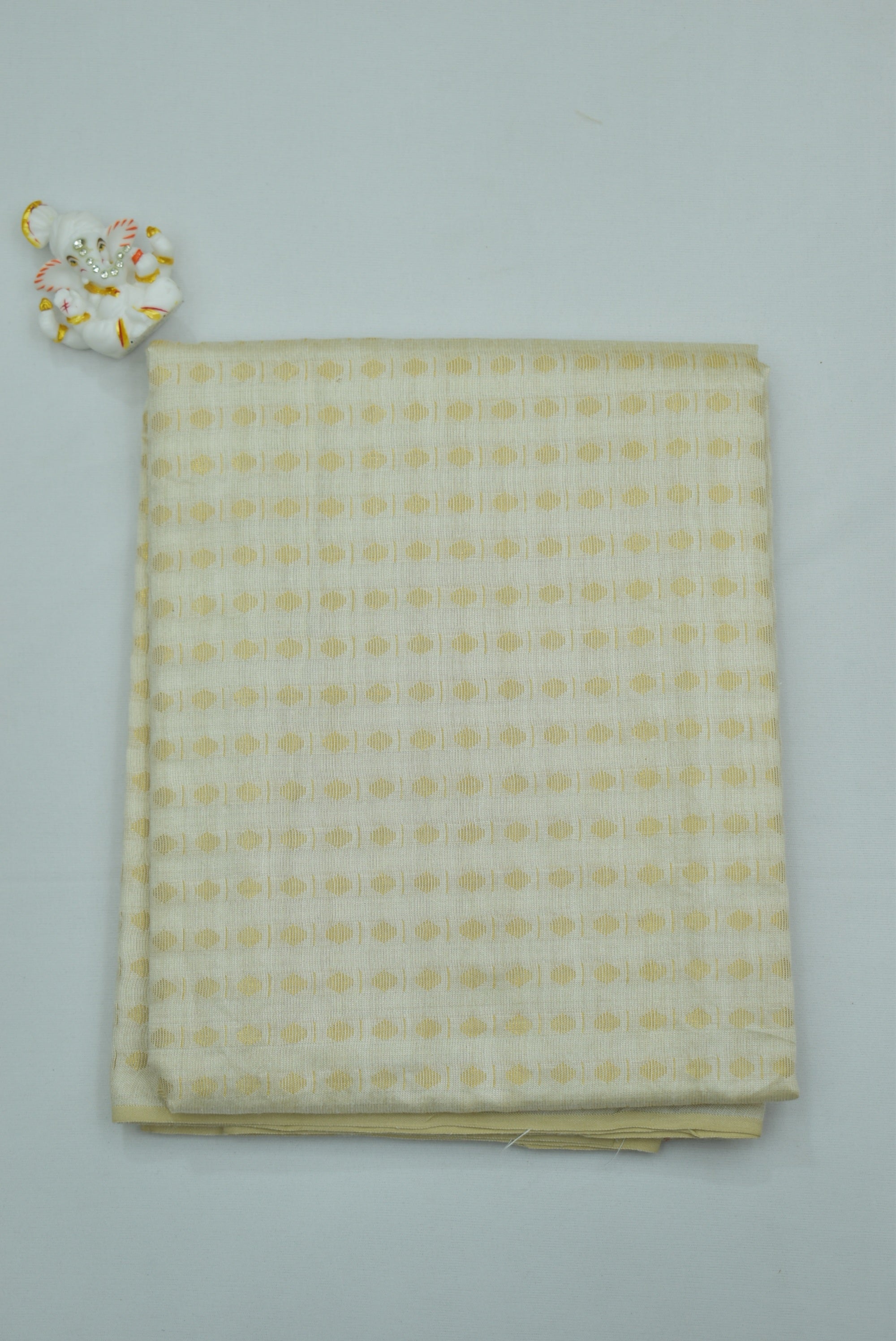 Cream Silk Fabric