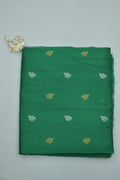 Dark Green Silk Fabric