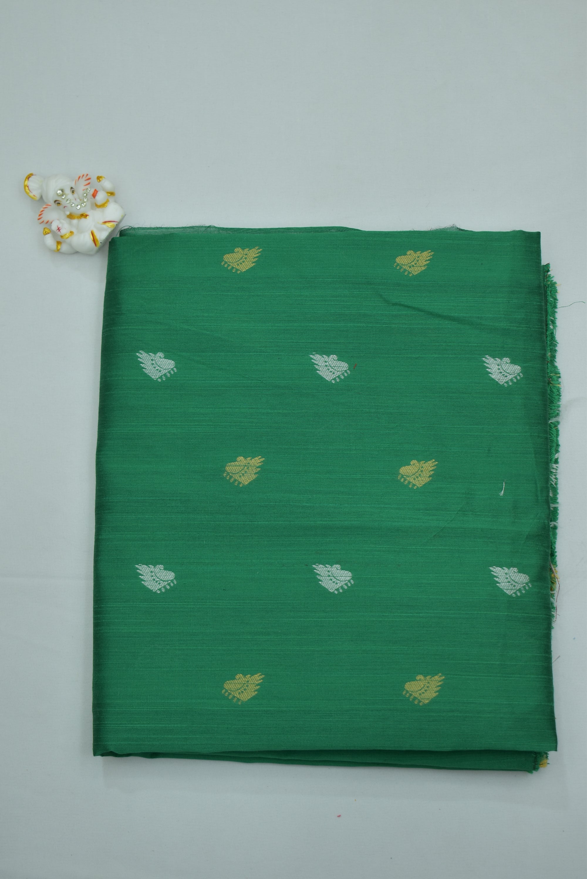 Dark Green Silk Fabric