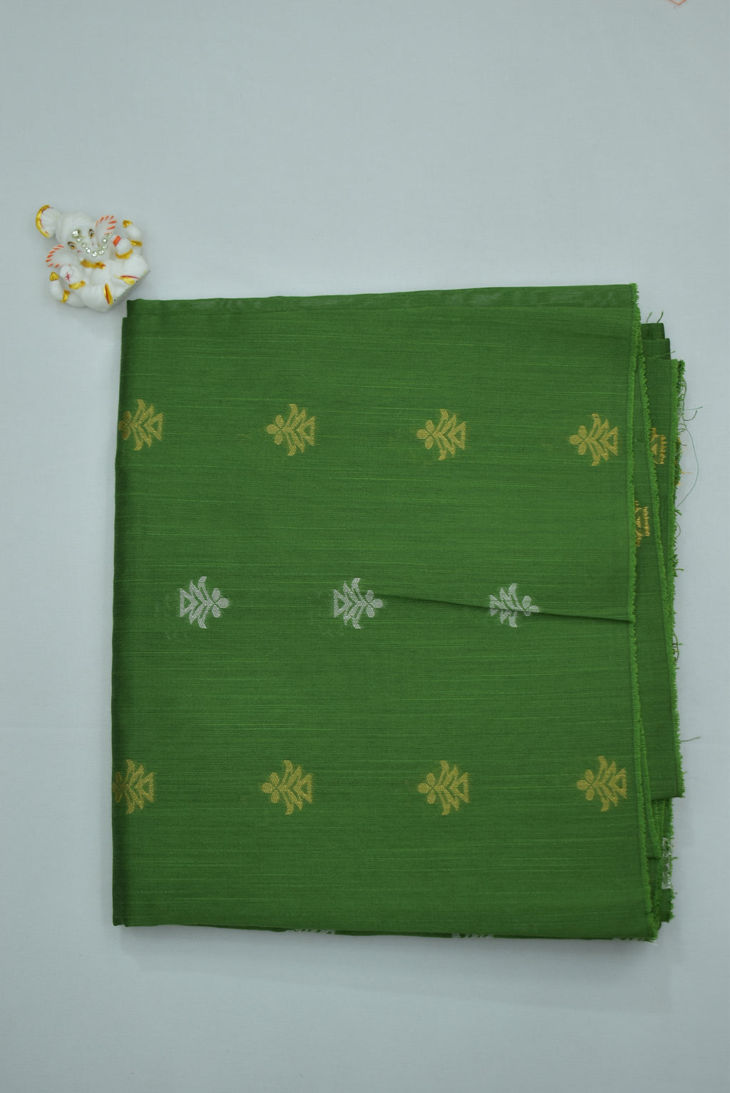 Green Silk Fabric