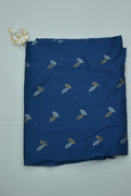 Blue Silk Fabric