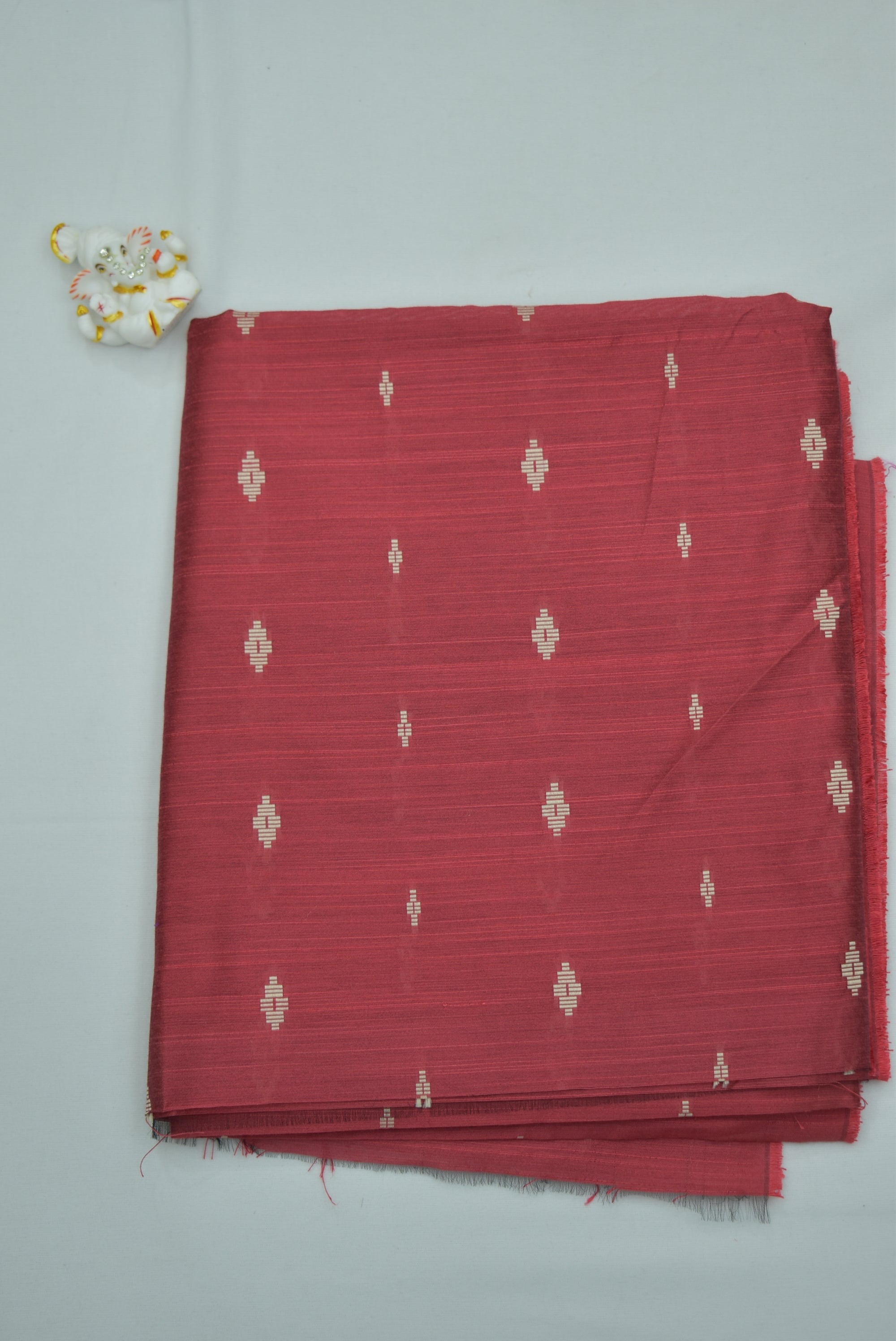 Peach Silk Fabric