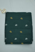 Bottle Green Silk Fabric