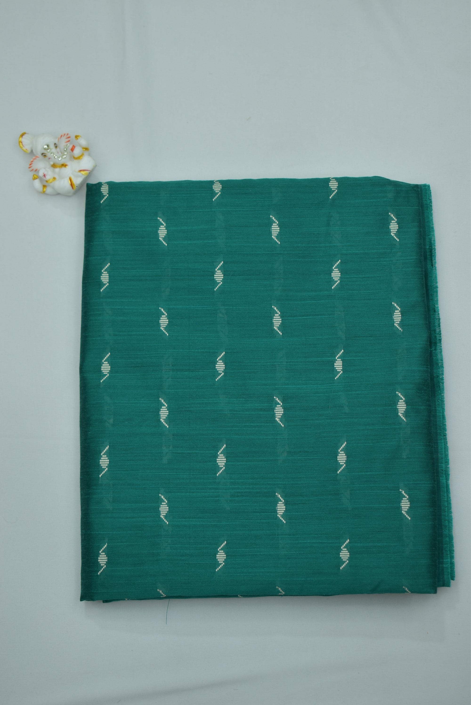 Teal Green Silk Fabric