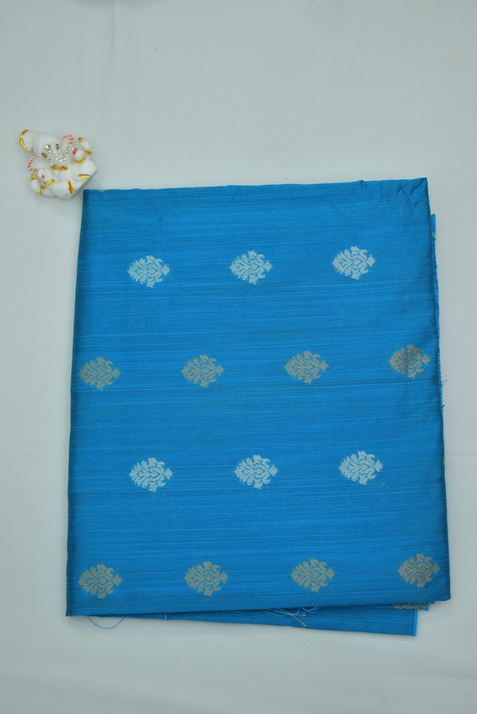Blue Silk Fabric