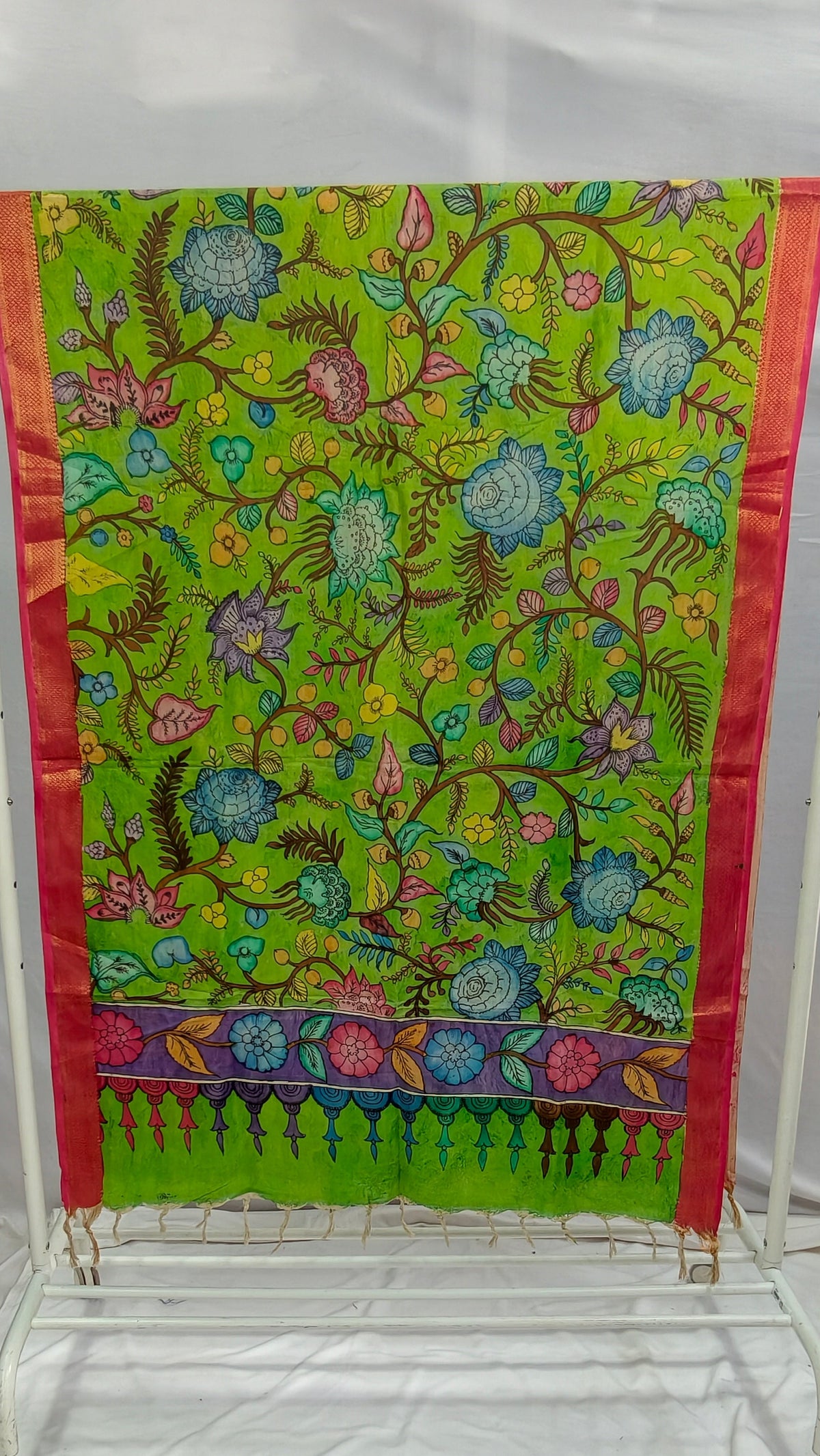 Pen Kalamkari Dupatta PKD04