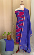 Ikkat Cotton Set  - ICS38