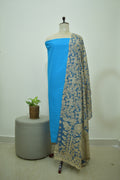 Sky Blue Kalamkari 2pcs Set