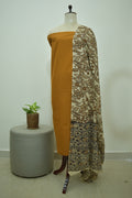 Mustard Kalamkari 2pcs Set