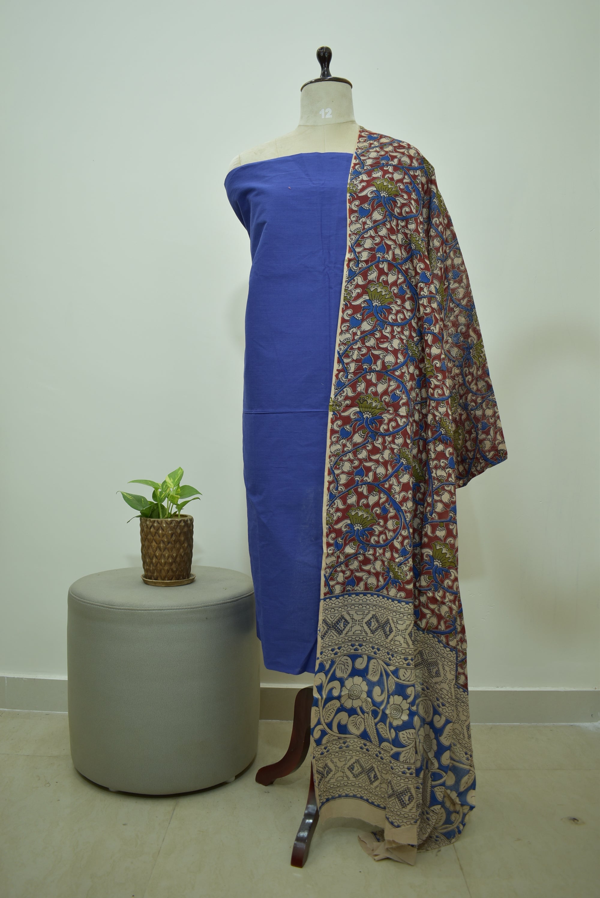 Violet Kalamkari 2pcs Set