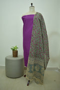 Purple Kalamkari 2pcs Set