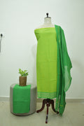 Green Mangalagiri Cotton 3Pcs Set