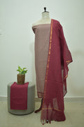 Marron Mangalagiri Cotton 3Pcs Set