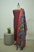 Maroon Mangalagiri Premium Set