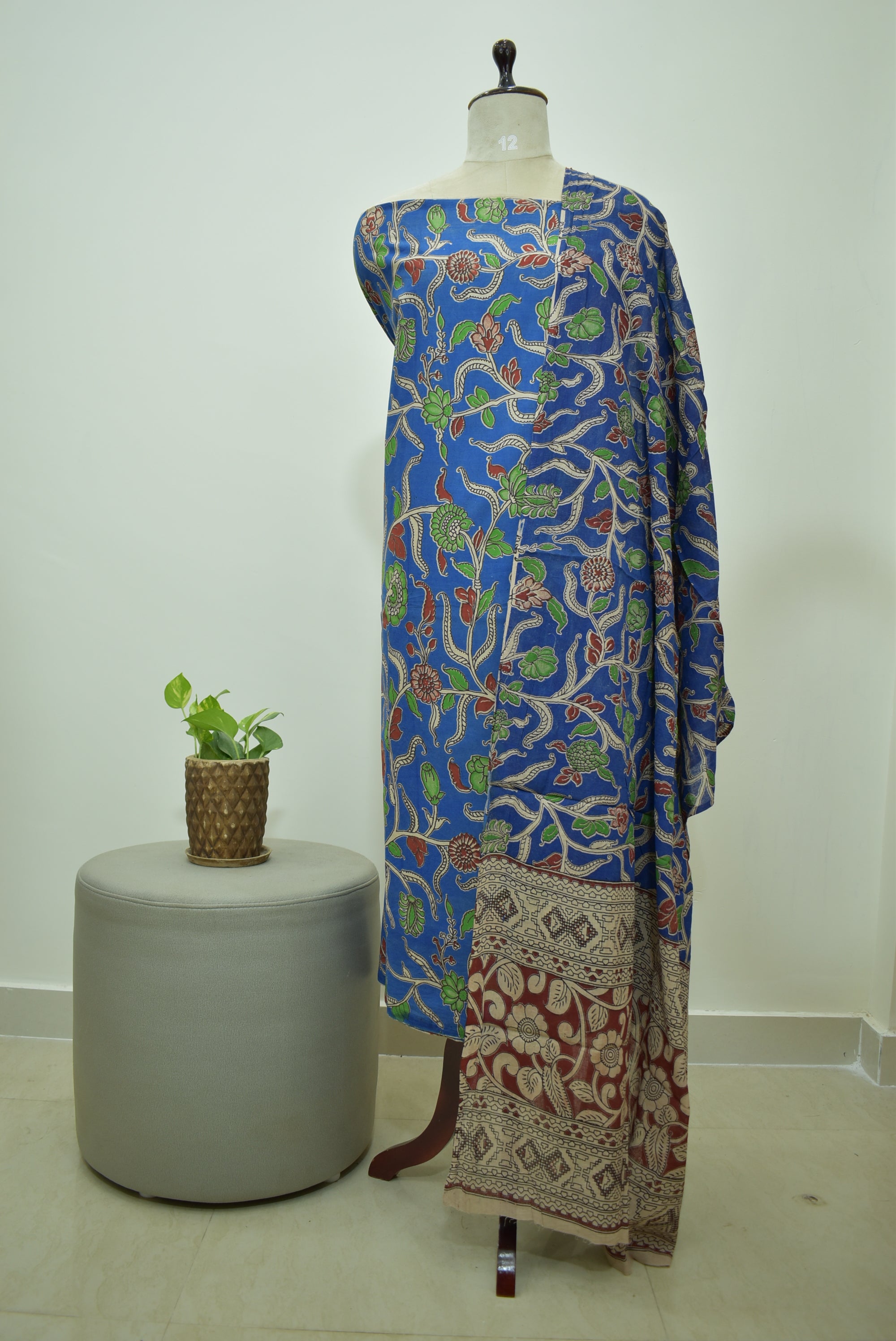 Blue Kalamkari 2pcs Set