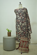 Black Red Kalamkari 2pcs Set