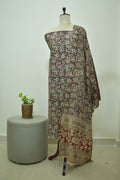 Black Red Kalamkari 2pcs Set