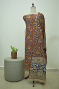 Red Blue Kalamkari 2pcs Set