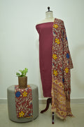Maroon Kalamkari 3pcs Set