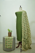Green Beige Kalamkari 3pcs Set
