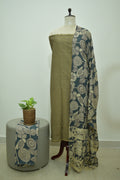Green Grey Kalamkari 3pcs Set