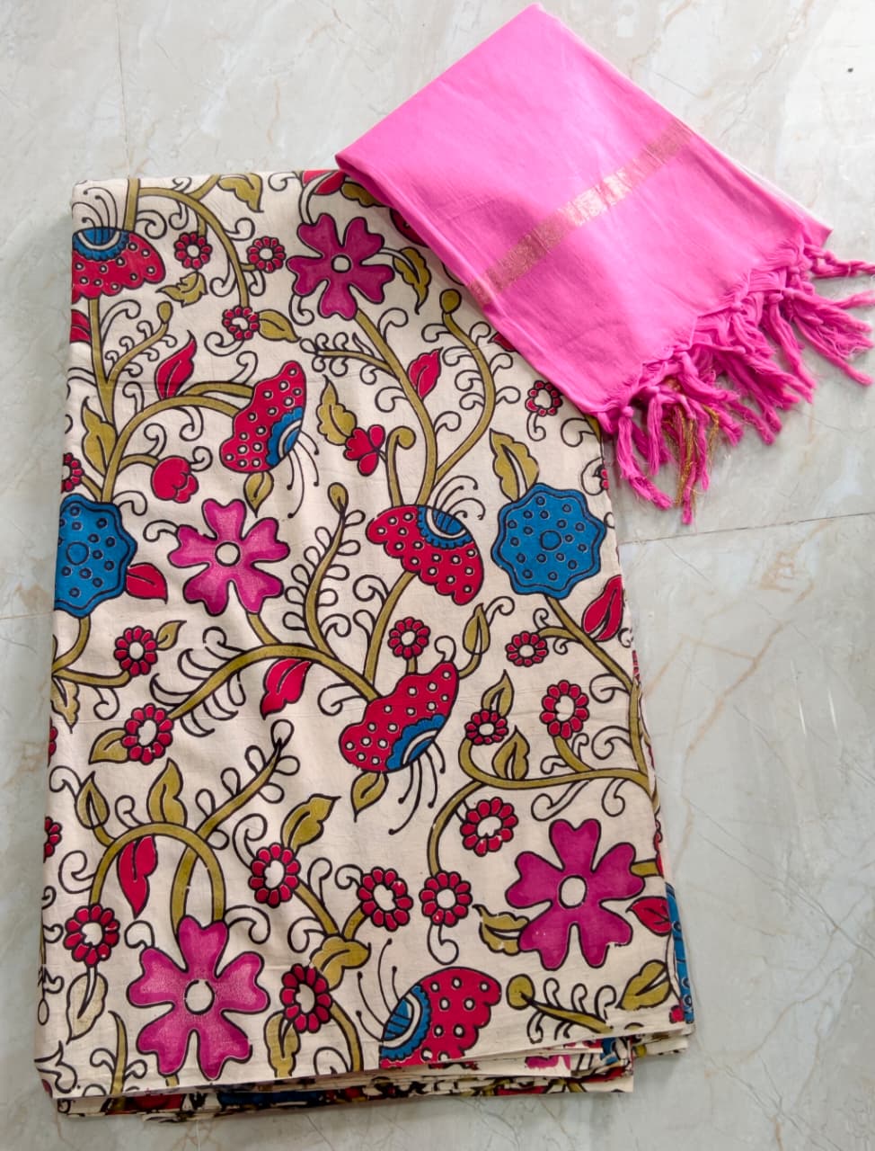 Kalamkari Cotton Set KTCD01