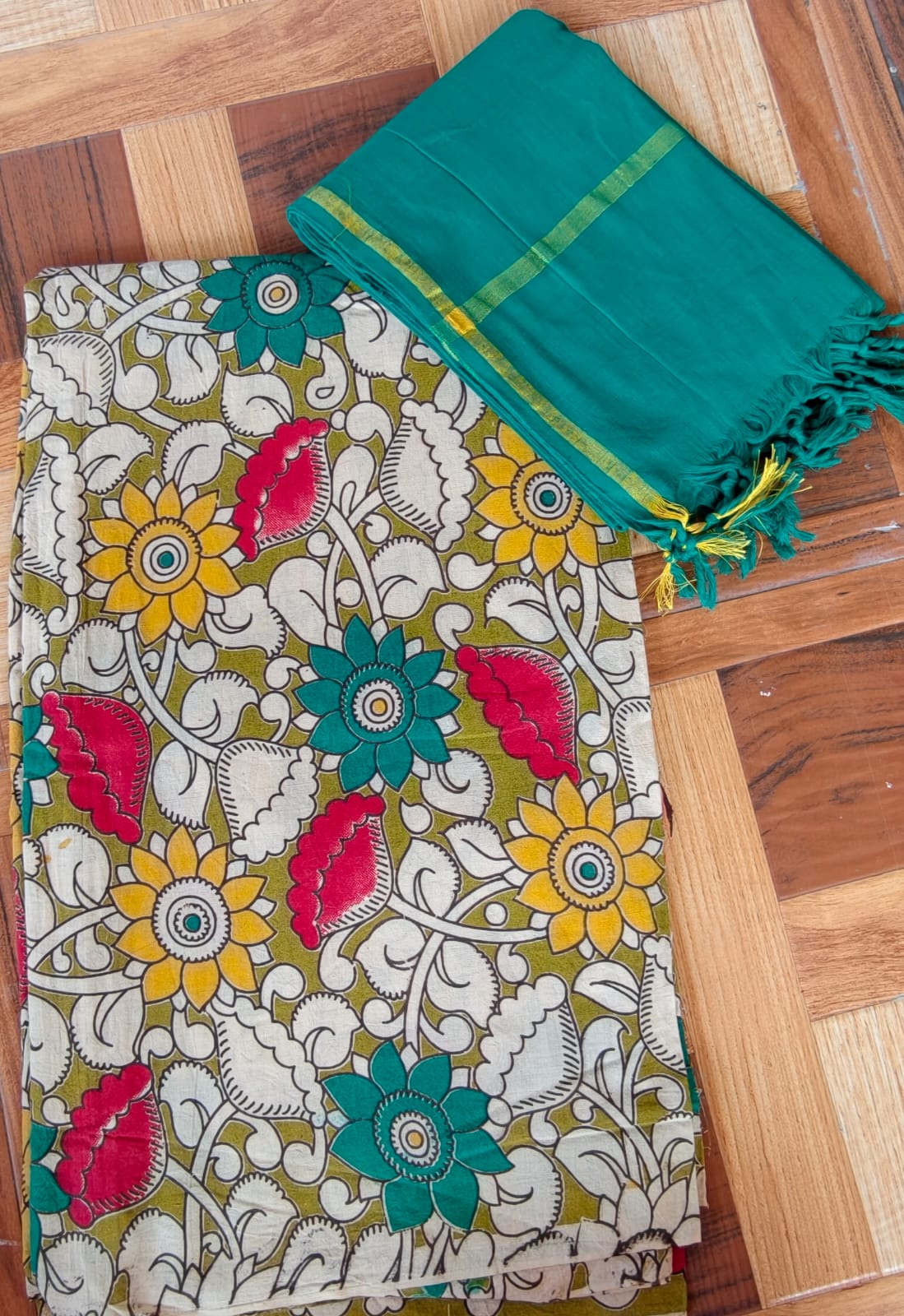 Kalamkari Cotton Set KTCD06
