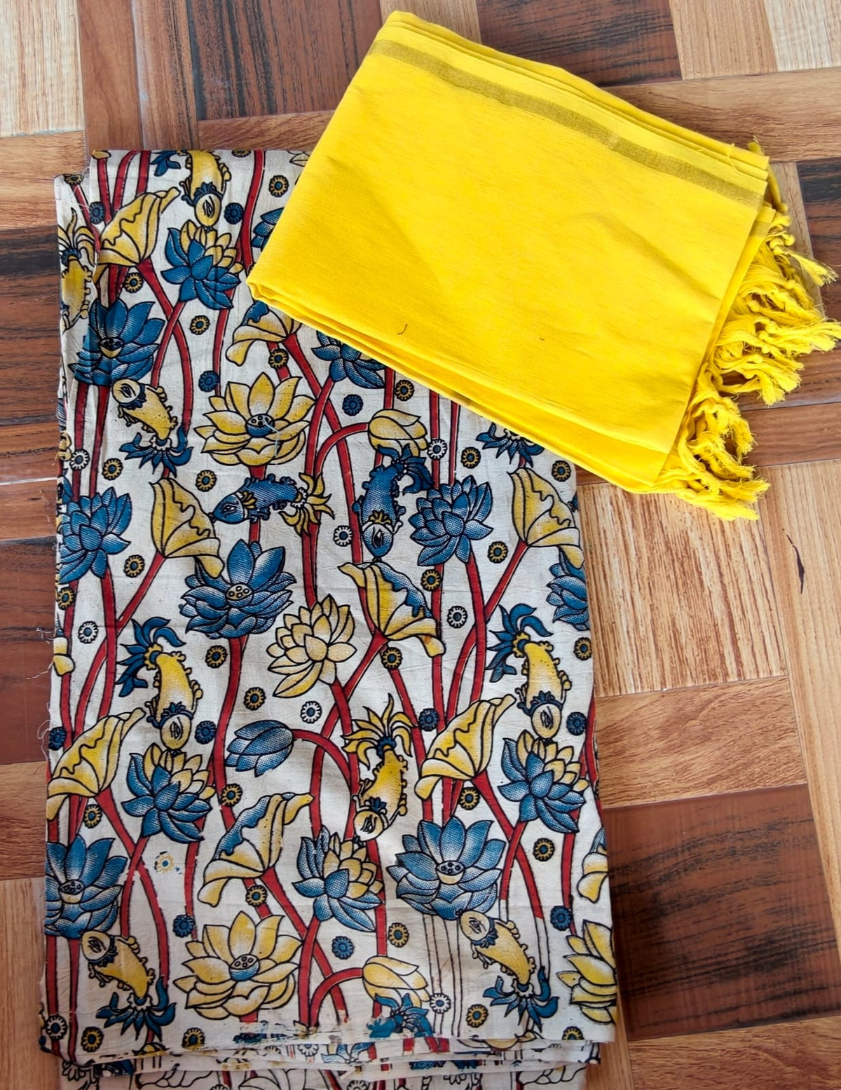 Kalamkari Cotton Set KTCD07