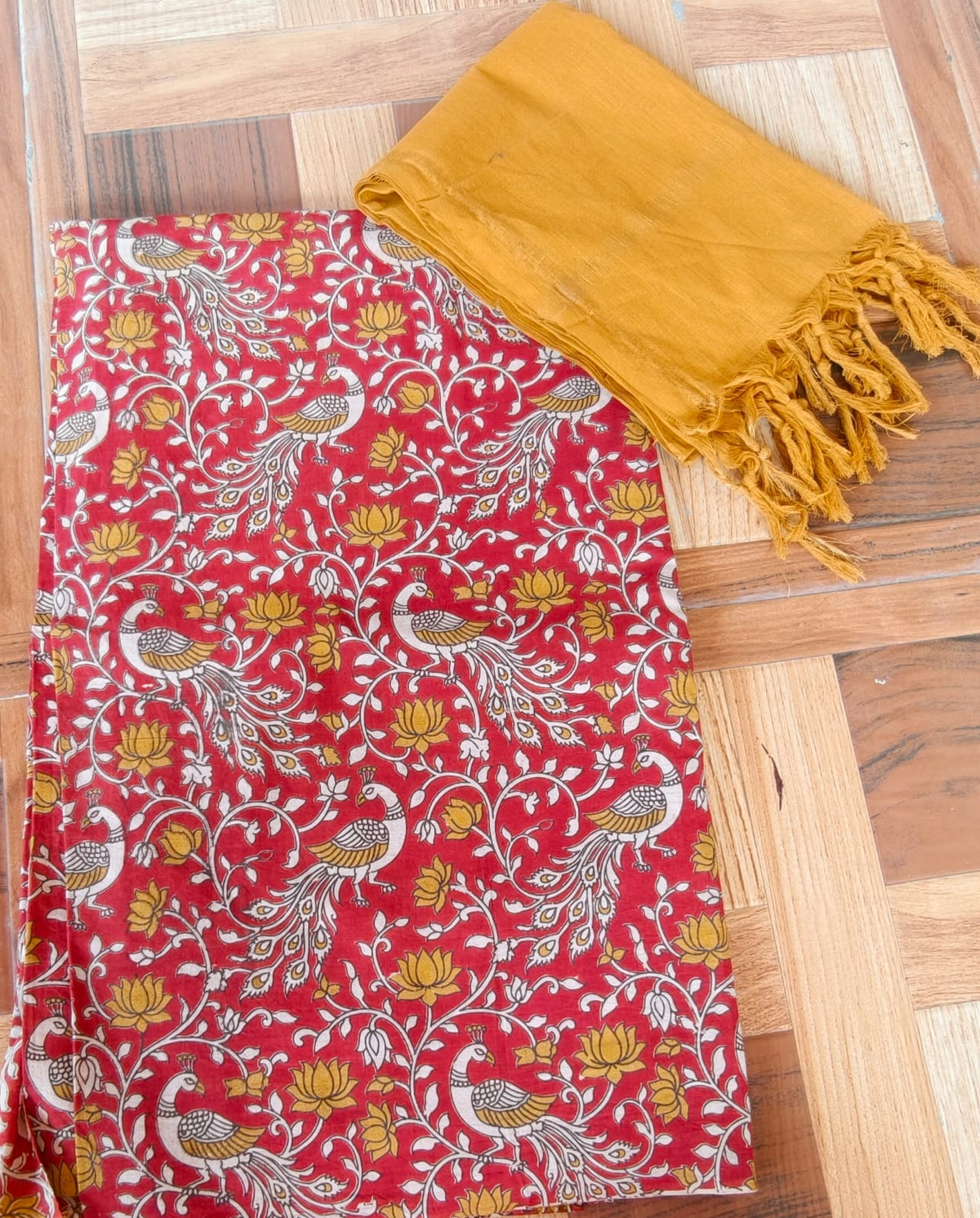 Kalamkari Cotton Set KTCD08