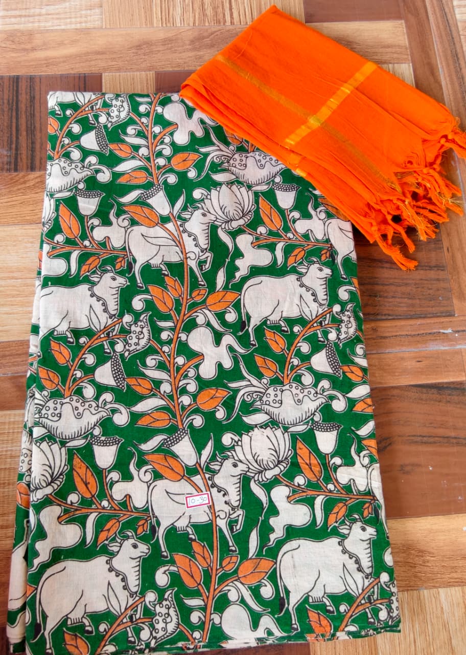 Kalamkari Cotton Set KTCD09