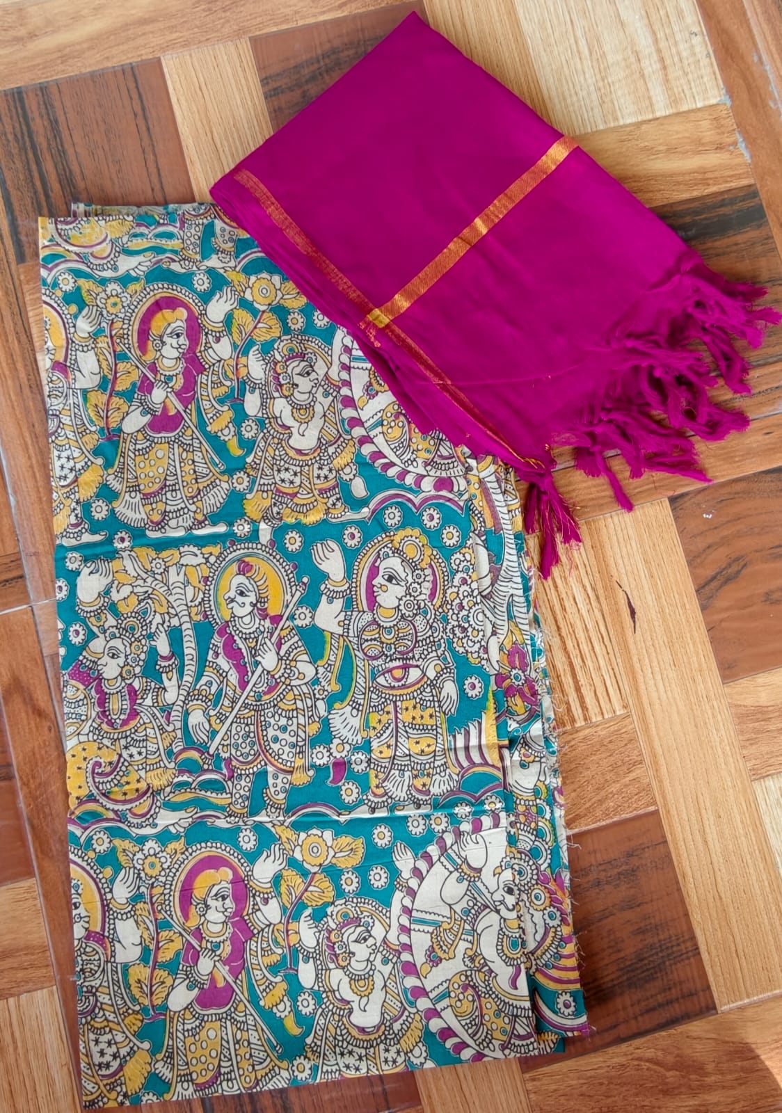 Kalamkari Cotton Set KTCD11