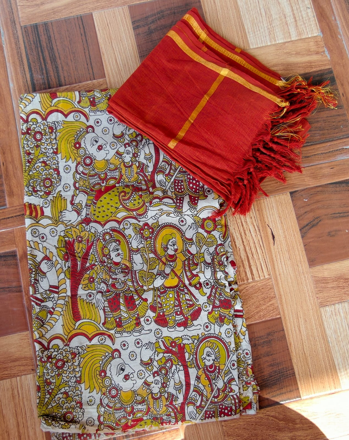 Kalamkari Cotton Set KTCD15