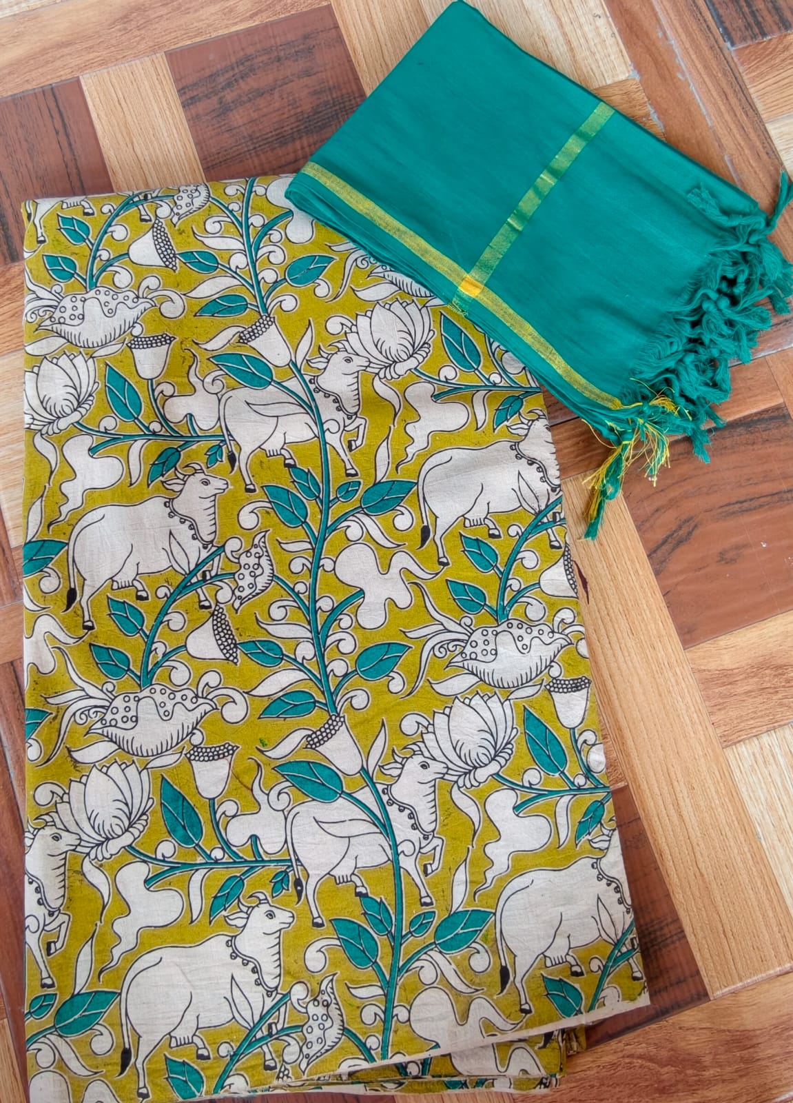 Kalamkari Cotton Set KTCD20